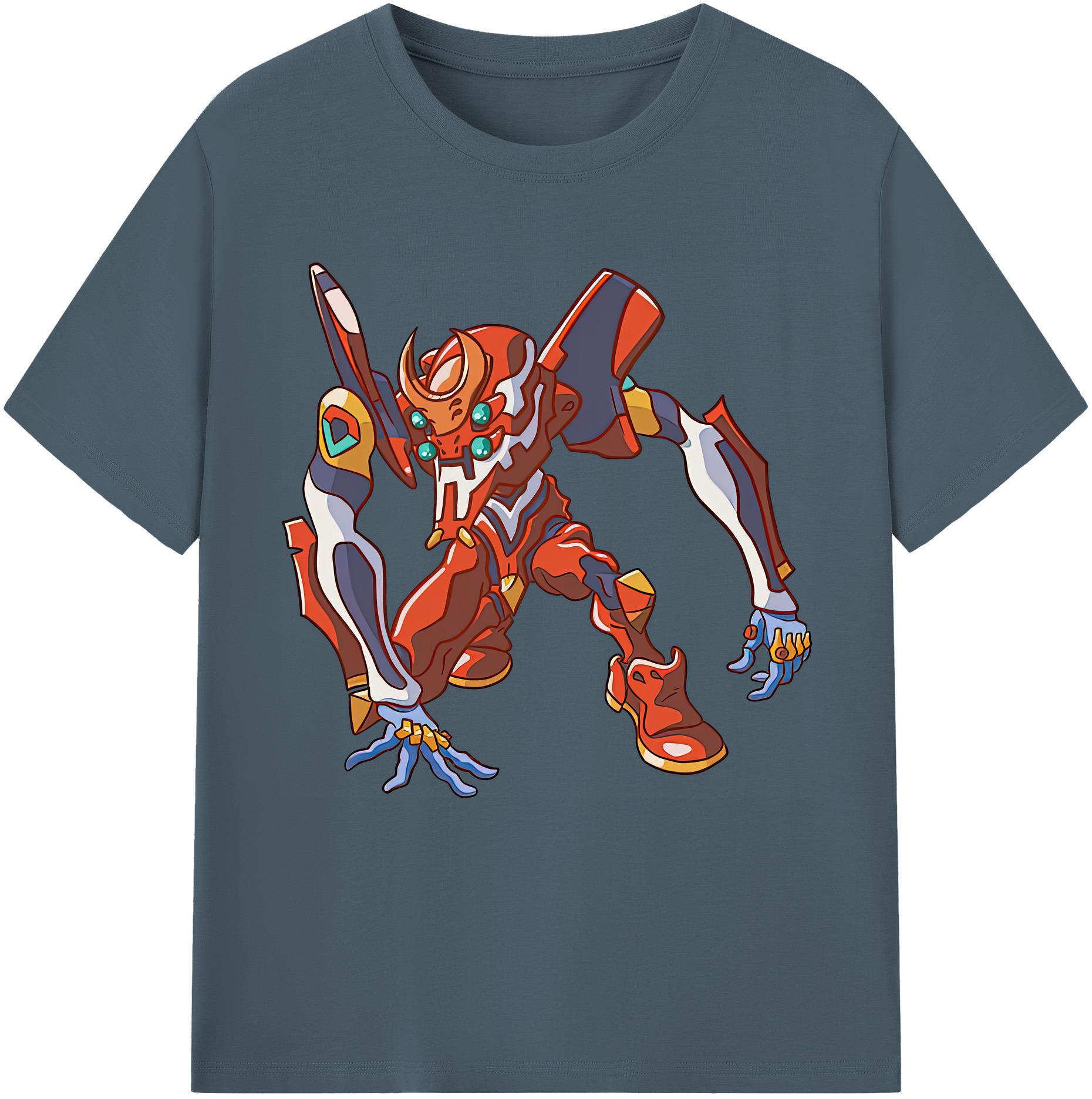（画像用） EVA 新世紀エヴァンゲリオン 綿100％半袖Tシャツ（フロントプリント）